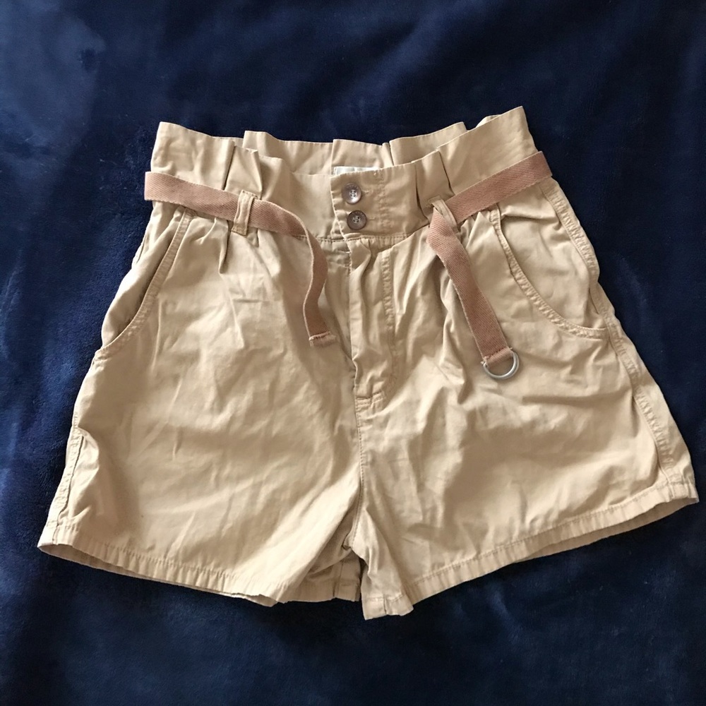 Guess High-Waste Cotton Shorts